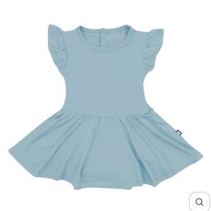 Kyte Baby Twirl Bodysuit Dress Bamboo Size 6-12 Months